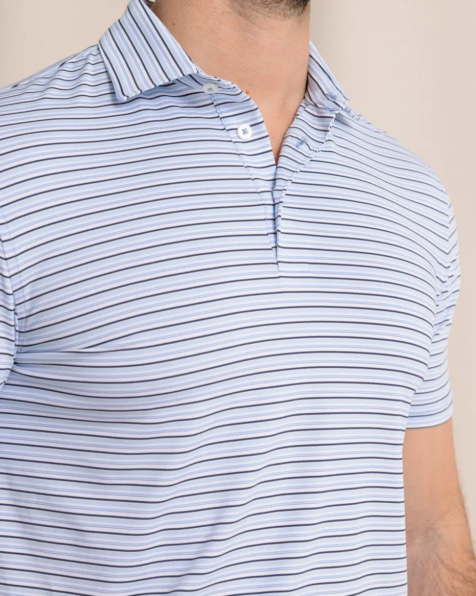 Driver Oyster Creek Stripe Polo