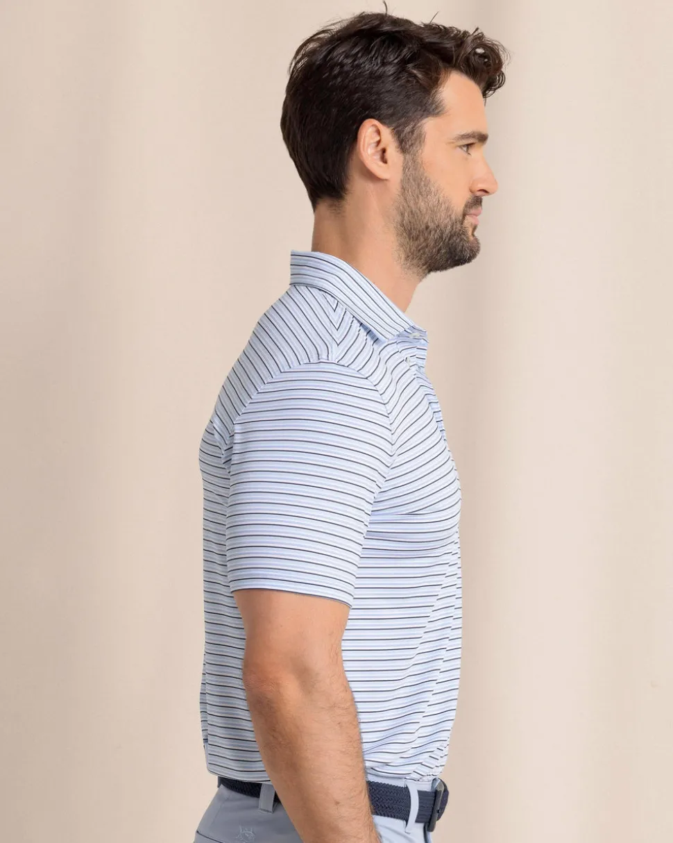 Driver Oyster Creek Stripe Polo