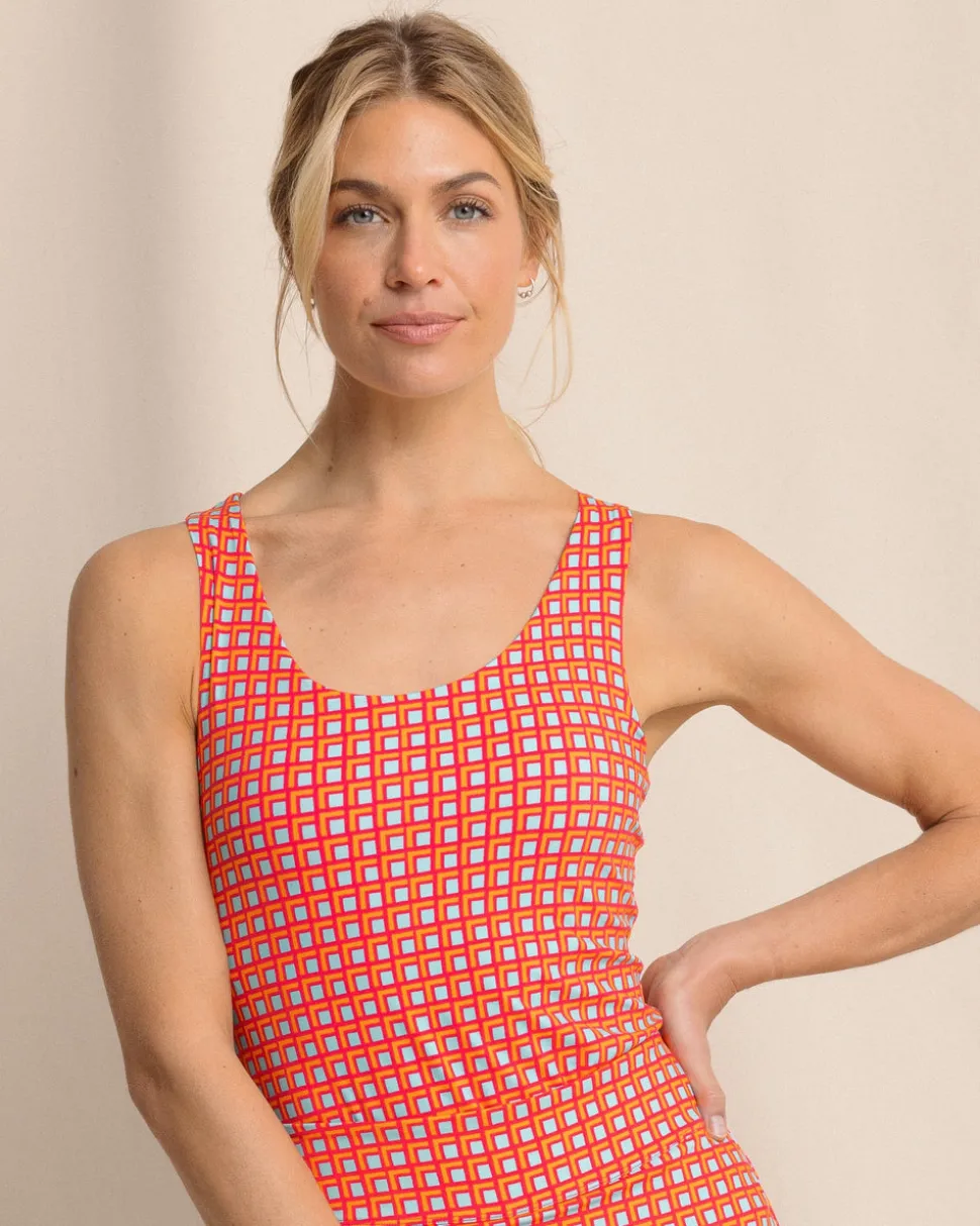 Natalie Printed Cross Back Tank